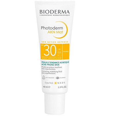 Bioderma - Matující fluid na opalování SPF 30 Photoderm AKN Mat (Mattifying Fluid) 40 ml