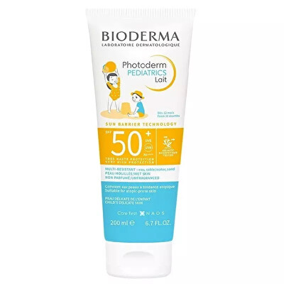Bioderma - Mléko na opalování Photoderm Pediatrics Lait SPF 50+ 200 ml