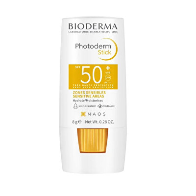 Bioderma - Ochranná tyčinka na rty a citlivá místa SPF 50+ Photoderm (Stick) 8 g
