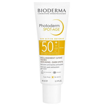 Bioderma - Gelový krém na opalování SPF 50+ Photoderm Spot-Age (Gel-Cream) 40 ml
