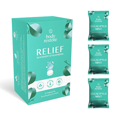Body Restore - Sada aromatických tablet do sprchy Eukalyptus a Máta Shower Steamers