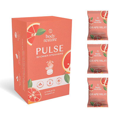 Body Restore - Sada aromatických tablet do sprchy Grapefruit Shower Steamers