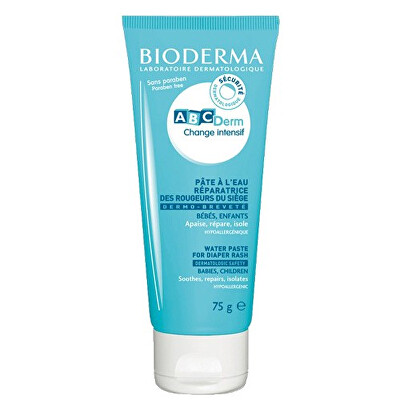 Bioderma - Upokojujúci krém proti zapareninám ABCDerm Change Intensif Water Paste For Diaper Rash 75 g