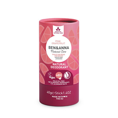 BEN & ANNA - Přírodní deodorant Pink Grapefruit Natural Deodorant 40 g