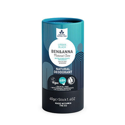 BEN & ANNA - Přírodní deodorant Urban Black Natural Deodorant 40 g