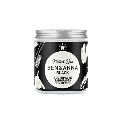 BEN & ANNA - Zubní pasta ve skle Black Toothpaste 100 ml
