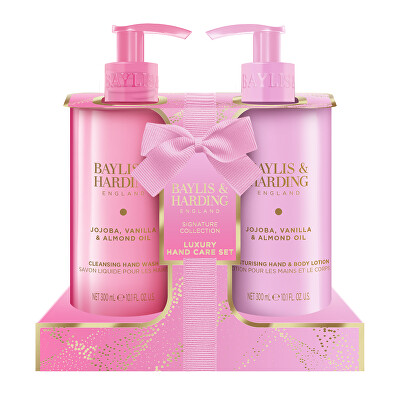 Baylis & Harding - Dárková sada péče o ruce Jojoba, Vanilla & Almond Oil 2 ks