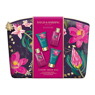 Baylis & Harding - Dárková sada v taštičce Boudoire Tropical Paradise 4 ks