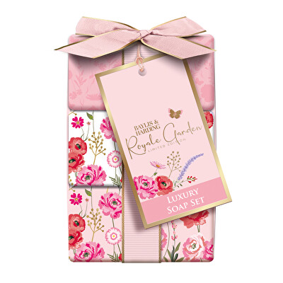 Baylis & Harding - Royale Garden szappan ajándékszett 3 db
