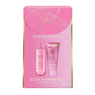 Baylis & Harding - Dárková sada duo produktů Jojoba, Vanilla & Almond Oil 2 ks