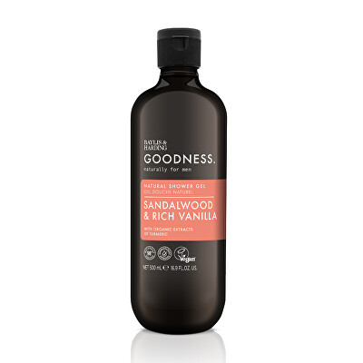Baylis & Harding - Pánský sprchový gel Goodness Mens Santalové dřevo & Vanilka 500 ml