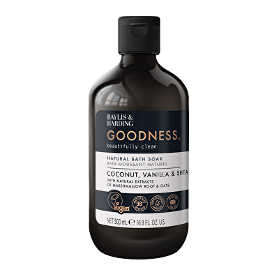 Baylis & Harding - Pěna do koupele Goodness Kokos, Vanilka & Shea Bath Soak 500 ml