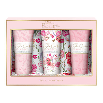 Baylis & Harding - Dárková sada krémů na ruce Royale Garden 3 ks