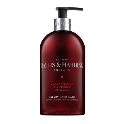 Baylis & Harding - Tekuté mýdlo na ruce Černý pepř a Ženšen Hand Wash 500 ml