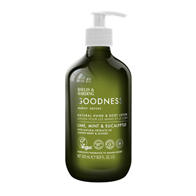 Baylis & Harding - Tělové mléko Goodness Awaken Limetka, Máta & Eukalyptus 500 ml