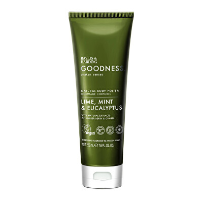 Baylis & Harding - Tělový peeling Goodness Awaken Limetka, Máta & Eukalyptus 225 ml