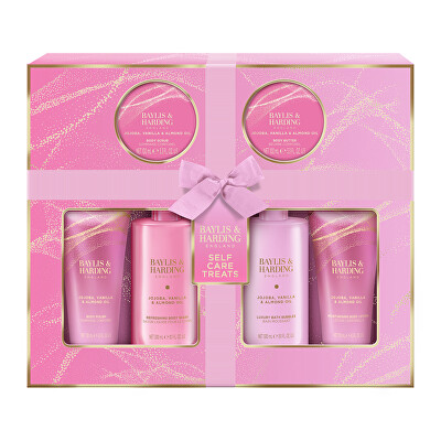 Baylis & Harding - Nagy ajándékcsomag Jojoba, Vanilla & Almond Oil 6 db
