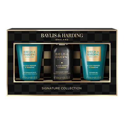 Baylis & Harding - Dárková mini sada péče o tělo Black Pepper & Ginseng 3 ks