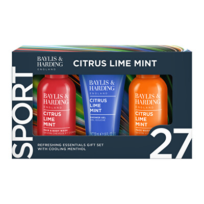 Baylis & Harding - Dárková mini sada péče o tělo Citrus, Lime & Mint 3 ks