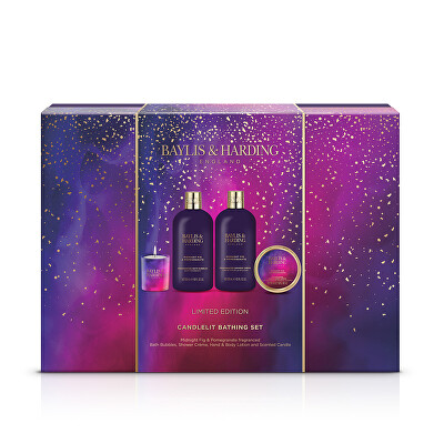 Baylis & Harding - 2. JAKOST -  Dárková sada Fík & Granátové jablko 4 ks