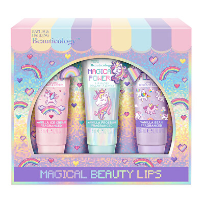 Baylis & Harding - Darčeková sada leskov na pery Unicorn 3 ks
