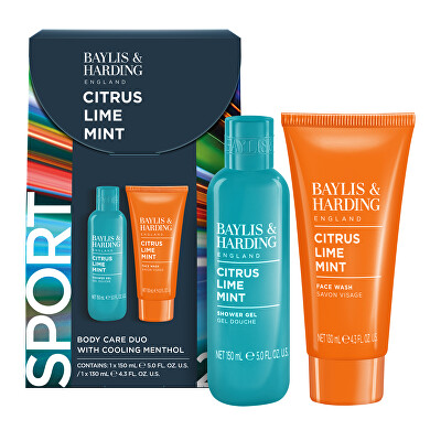 Baylis & Harding - Dárková sada péče o tělo a pleť Citrus, Lime & Mint 2 ks