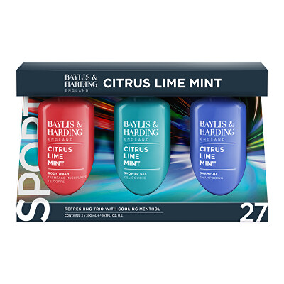 Baylis & Harding - Dárková sada péče o tělo a vlasy Citrus, Lime & Mint 3 ks