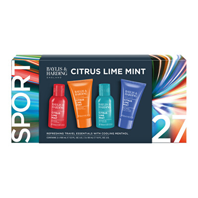 Baylis & Harding - Dárková sada péče o tělo a vlasy Citrus, Lime, Mint 4 ks