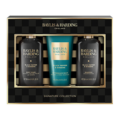 Baylis & Harding - Dárková sada péče o tělo Black Pepper & Ginseng 3 ks