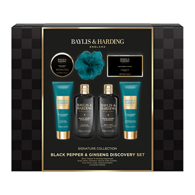 Baylis & Harding - Dárková sada péče o tělo Black Pepper & Ginseng 7 ks