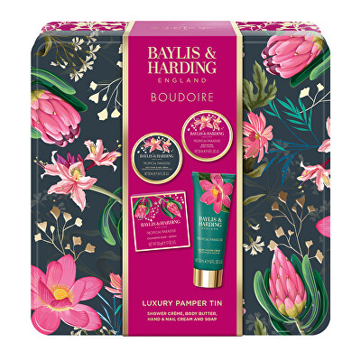 Baylis & Harding - Dárková sada péče o tělo Boudoire - Tropical Paradise 4 ks