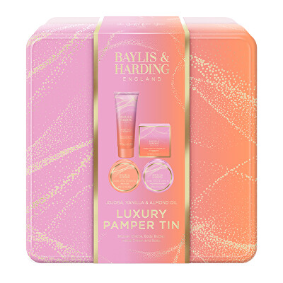 Baylis & Harding - Dárková sada péče o tělo Jojoba, Vanilka & Mandlový olej 4 ks