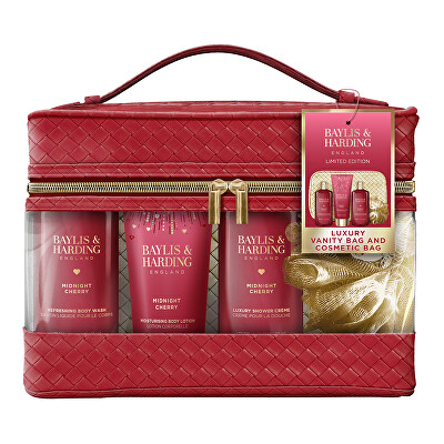 Baylis & Harding - Dárková sada péče o tělo Midnight Cherry 5 ks