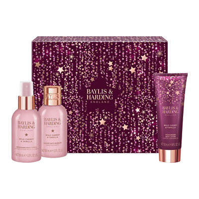 Baylis & Harding - Darčeková sada starostlivosti o telo Wild Cherry & Vanilla 3 ks