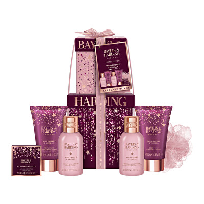 Baylis & Harding - Dárková sada péče o tělo Wild Cherry & Vanilla 6 ks