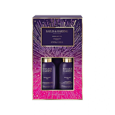 Baylis & Harding - Dárková sada s tuhým mýdlem Fík & Granátové jablko 3 ks