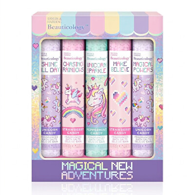 Baylis & Harding - Dárková sada solí do koupele Unicorn 5 ks