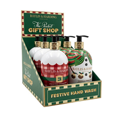 Baylis & Harding - Tekuté mýdlo Santa / Sněhulák Festive Friends 500 ml