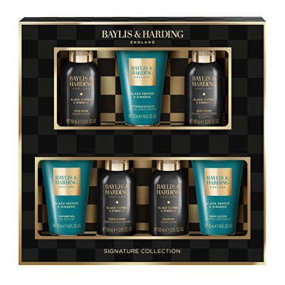 Baylis & Harding - Dárková sada tělové péče Black Pepper & Ginseng 7 ks