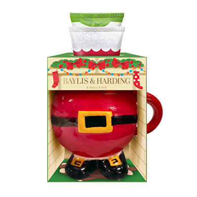 Baylis & Harding - Dárková vánoční sada s hrníčkem Festive Friends 3 ks