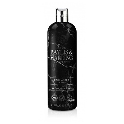 Baylis & Harding - Sprchový gel Dark Amber & Fig (Luxury Body Wash) 500 ml