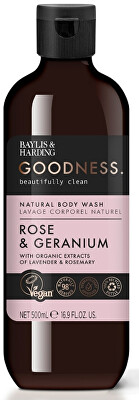 Baylis & Harding - Gel de duș Trandafiri & Mușcată Goodness (Natural Body Wash) 500 ml