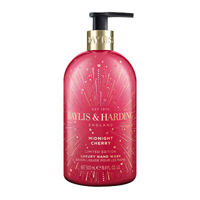 Baylis & Harding - Tekuté mýdlo na ruce Midnight Cherry (Luxury Hand Wash) 500 ml