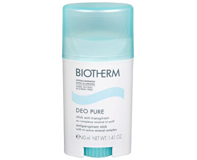 Biotherm - Antiperspirant Deo Pure (Antiperspirant Stick with Tri-active Mineral Complex) 40 ml