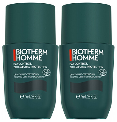Biotherm - Súprava guličkových dezodorantov Homme Day Control Natural Protect