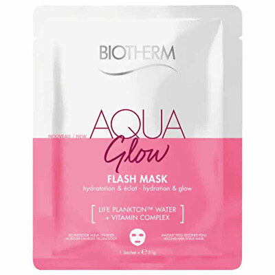 Biotherm - Hydratační a rozjasňující pleťová maska Aqua Glow (Super Mask) 35 ml