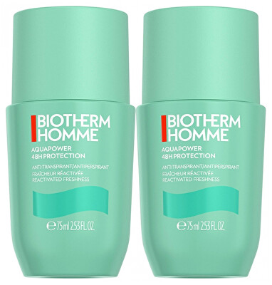 Biotherm - Sada kuličkových antiperspirantů Homme Aquapower