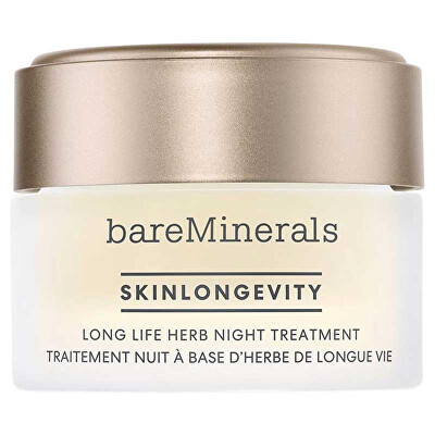 bareMinerals - Noční ošetření proti stárnutí pleti Skinlongevity (Long Life Herb Night Treatment) 50 ml