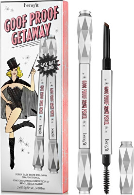 Benefit - Dárková sada dekorativní kosmetiky na obočí Goof Proof Getaway Duo Shade 03