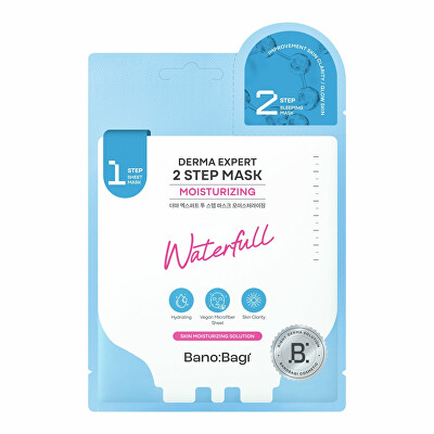 BANOBAGI - Dvoufázová hydratační maska Derma Expert Moisturizing (2 Step Mask) 25+2 g